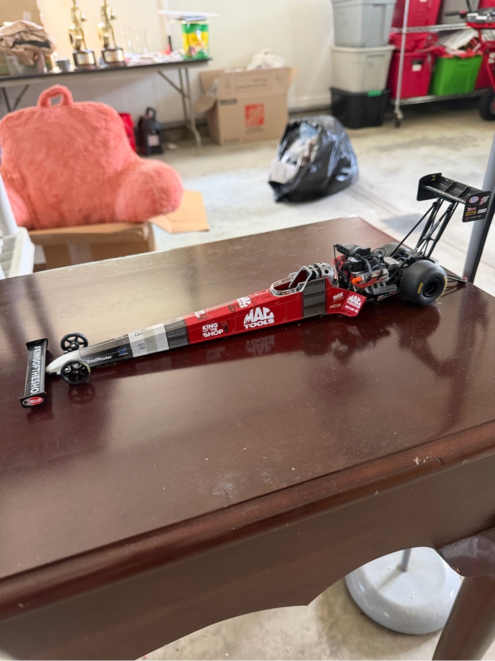 Die-Cast Red Top Fuel Dragster Doug Kalitta Car - Racing